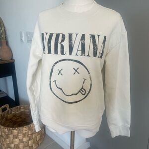 Women’s Nirvana White Sweater H&M